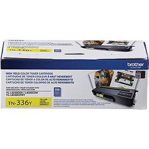 Cartouche Laser Toner Originale OEM BROTHER TN-336Y - Haut Rendement - Jaune