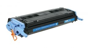 Cartouche Toner Laser Cyan Réusinée Hewlett Packard Q6001A pour Imprimante Laserjet Couleur Séries 2600