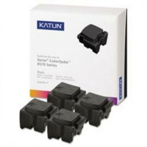 Encre Solide Noir Compatible Xerox 108R00929 / 108R00930 pour imprimante ColorQube 8570 (Ensemble de 4 cartouches)