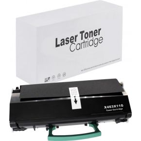 Cartouche Toner Laser Noir Réusinée Lexmark X463X11G Extra Haut Rendement
