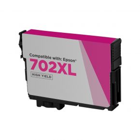 Cartouche d'encre Magenta Réusinée Epson 702XL (T702XL320) Haut Rendement