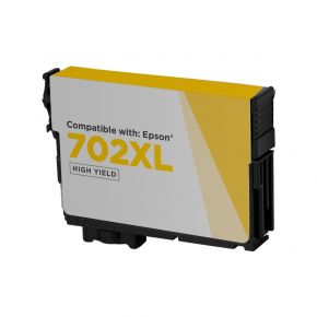 Cartouche d'encre Jaune Réusinée Epson 702XL (T702XL420) Haut Rendement