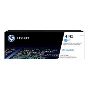Cartouche Toner Laser Cyan Originale OEM Hewlett Packard 414X (HP W2021X) Haut Rendement