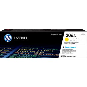 Cartouche Toner Laser Jaune Originale OEM Hewlett Packard W2112A (HP 206A)
