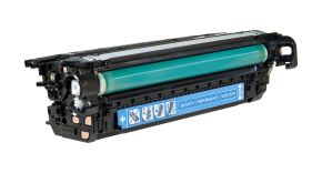 Cartouche Toner Laser Cyan Réusinée Hewlett Packard CE261A pour Imprimante Laserjet Couleur Séries CP4025 & CP4525
