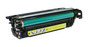 Cartouche Toner Laser Jaune Réusinée Hewlett Packard CE262A pour Imprimante Laserjet Couleur Séries CP4025 & CP4525