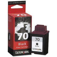Cartouche d'encre Noir d'origine OEM Lexmark 12A1970 (#70)
