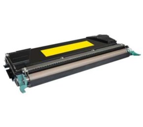 Cartouche Toner Laser Jaune Compatible Lexmark C5240YH Haut Rendement pour Imprimante C524