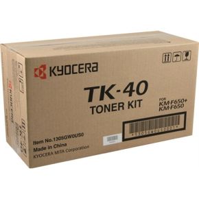 Cartouche Toner Laser Noir d'origine OEM Kyocera Mita TK-40 (TK40)