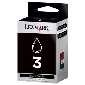 Cartouche d'encre Noir d'origine OEM Lexmark 18C1530 (#3)