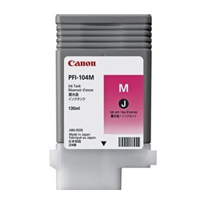 Cartouche d'encre Magenta d'origine OEM Canon 3631B001AA (PFI-104M)