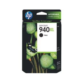 Cartouche d'encre Noir d'origine OEM Hewlett Packard C4906AN (HP 940XL) Haut Rendement