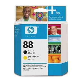 Tête d'impression Noir Jaune d'origine OEM Hewlett Packard C9381A (HP 88)