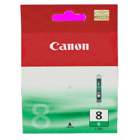 Cartouche d'encre Vert d'origine OEM Canon CLI8G