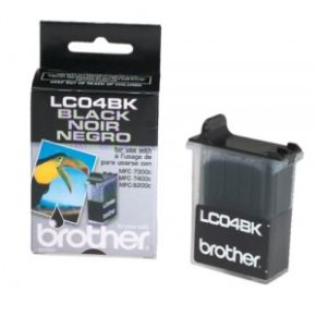 Cartouche d'encre Noir d'origine OEM Brother LC04Bk