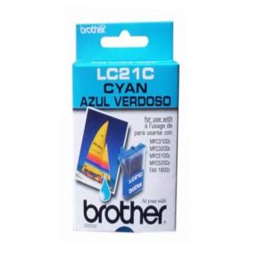 Cartouche d'encre Cyan d'origine OEM Brother LC21C