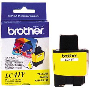 Cartouche d'encre Jaune d'origine OEM Brother LC41Y