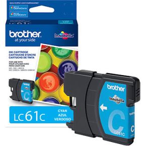 Cartouche d'encre Cyan d'origine OEM Brother LC61C