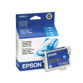 Cartouche d'encre Cyan d'origine OEM Epson T048220 (T0482)