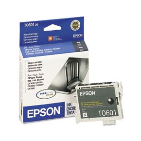 Cartouche d'encre Noir d'origine OEM Epson T060120 (T0601)