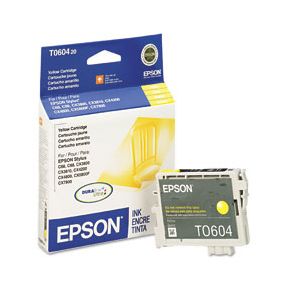 Cartouche d'encre Jaune d'origine OEM Epson T060420 (T0604)