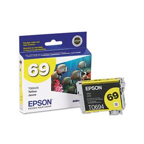 Cartouche d'encre Jaune d'origine OEM Epson T069420 (T0694)