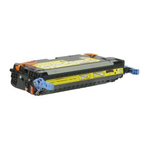 Cartouche Toner Laser Jaune Réusinée Hewlett Packard Q7582A pour Imprimante Laserjet Couleur Séries 3800