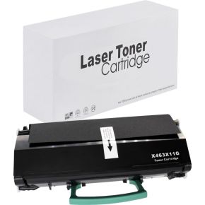 Cartouche Toner Laser Noir Réusinée Lexmark X463X11G Extra Haut Rendement