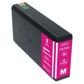 Cartouche d'encre Réusinée pour EPSON 676XL - T676XL320 - Haut Rendement Magenta