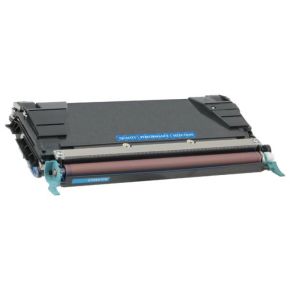 Cartouche Toner Laser réusinée  LEXMARK C746A1CG - Extra Haut Rendement Cyan