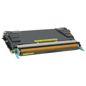 Cartouche Toner Laser réusinée  LEXMARK C746A1YG - Extra Haut Rendement Jaune