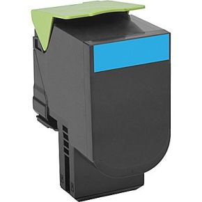 Cartouche Toner Laser réusinée  LEXMARK (70C1HC0) 701HC - Haut Rendement Cyan