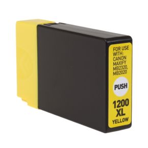 Cartouche d'encre Jaune Compatible Canon PGI-1200XL 9198B001 Haut Rendement