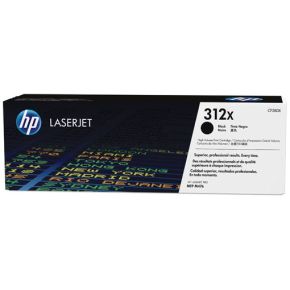 Cartouche Toner Laser Noir Originale Hewlett Packard CF380X (HP 312X) Haut Rendement