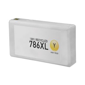 Cartouche d'encre Réusinée pour EPSON 786XL - T786XL420 - Haut Rendement Jaune