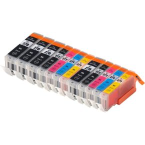 Ensemble de 12 Cartouches d'encre Compatible Canon PGI-270XL & CLI-271XL Haut Rendement