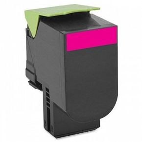 Cartouche Toner Laser réusinée  LEXMARK (80C1HM0) 801HM- Haut Rendement Magenta