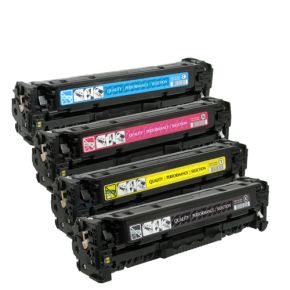 Ensemble de 4 Cartouches Laser Toner Compatible  Canon 118 - Haut Rendement 