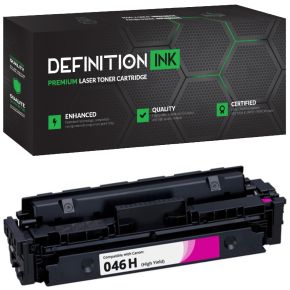 Cartouche Canon 046H (1252C001) Remanufacturée ÉcoResponsable Haut Rendement Magenta