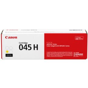 Cartouche Toner Laser Originale Canon 045H - Haut Rendement Jaune