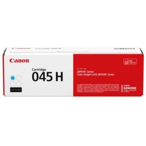 Cartouche Toner Laser Originale Canon 045H - Haut Rendement Cyan