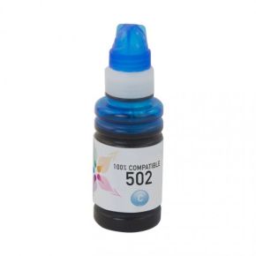 Bouteille d'encre Cyan Compatible Epson T502 (T502220-S)