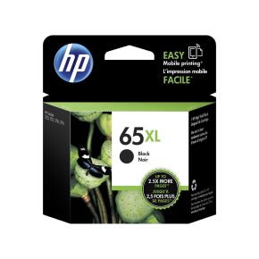 Cartouche d'encre Noir d'origine OEM HP 65XL BK (N9K04AN)