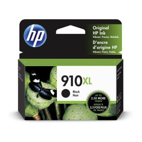 Cartouche D'encre Noir Originale OEM Hewlett Packard 3YL65AN (HP 910XL) Haut Rendement