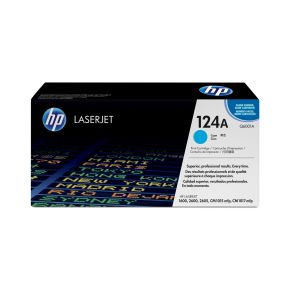 Cartouche Toner Laser Cyan D'origine Hewlett Packard Q6001A Pour Imprimante Laserjet Couleur Séries 2600