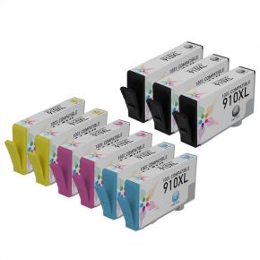 HP 910XL Ensemble de 9 Cartouches d'encre Réusinées Haut Rendement