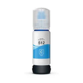 Epson 512 / T512220 bouteille d'encre compatible cyan