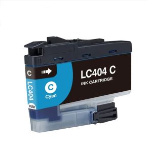 Brother LC404 C Cartouche compatible Cyan haut Rendement