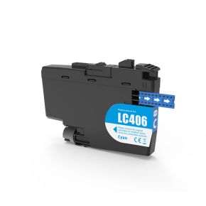 Brother LC406 Cyan Cartouche compatible