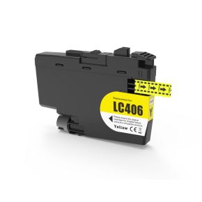 Brother LC406 Jaune Cartouche compatible